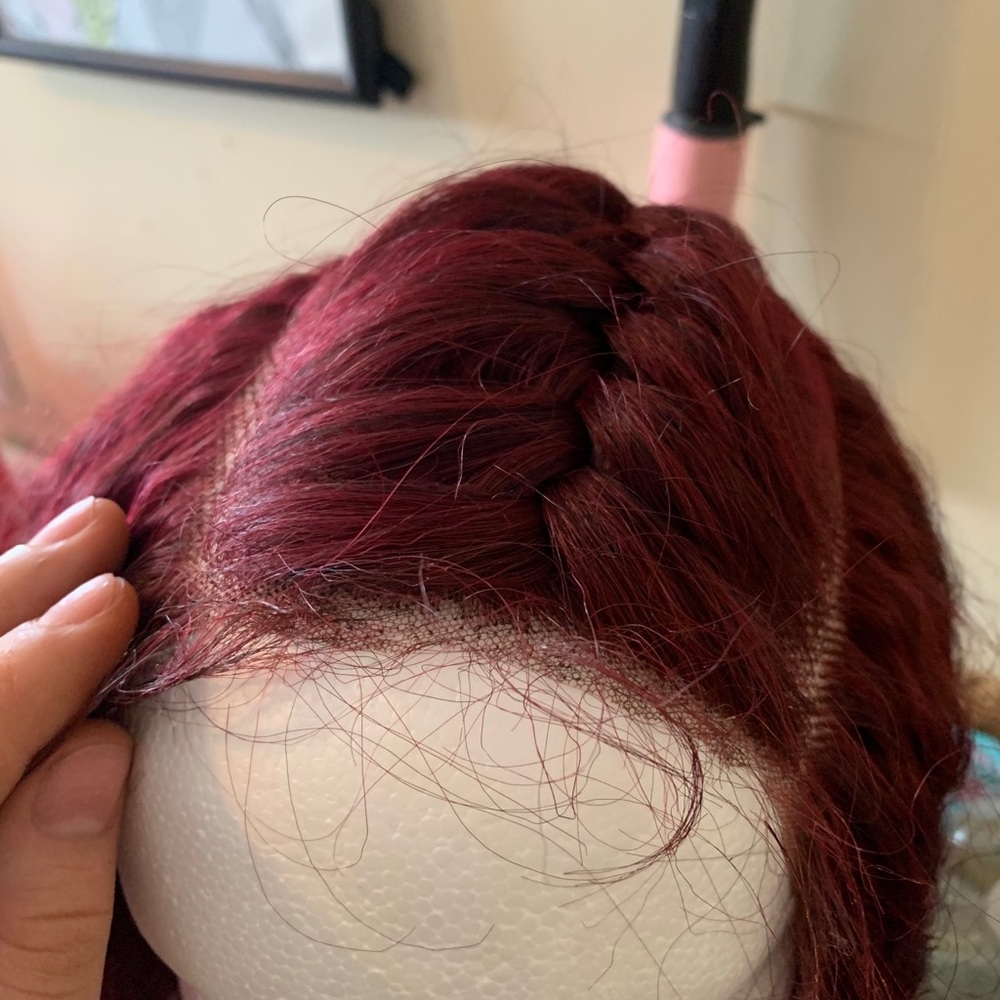 Lace front wig